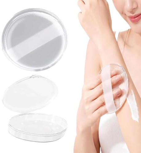Maquillage en silicone | Outil cosmétique réutilisable | Mélangeur de maquillage transparent | Pour blush, fond de teint, crayon de couverture, fête, maison, voyage, femmes et filles