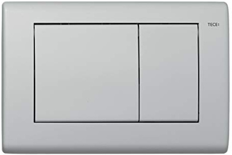 TECE 1 x Teceloop-Blende WC-Platte Nr. 9240678 kaffeebraun, Glas Schwarz, Taste Weiãÿ