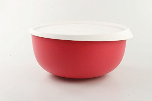 TUPPERWARE Natura 4,3 L erdbeerrot Rührschüssel Schüssel Servieren Ergonomica