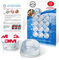Rubber Door Stop - Door Stoppers 12 Pack – Clear Rubber Door Stopper Bumpers Wall Mounted - Door Stops Rubber Self Adhesive - Rubber Door Stops Guard Your Wall Against Slam Door Knob and Handle (12)