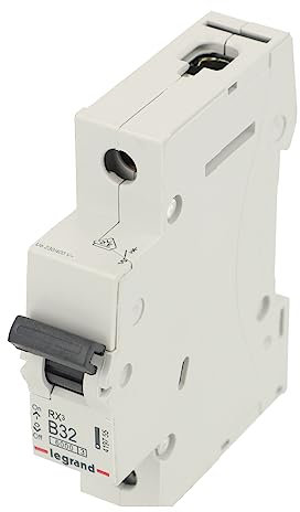 419755 | LEGRAND MINIATURE CIRCUIT BREAKER, 32A, SINGLE POLE, TYPE B, 6KA, 230-400V