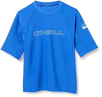 O'Neill Jungen Shirt Youth Basic Skins Short Sleeve Rash Guard, Pacific, 14, 3345-018-14