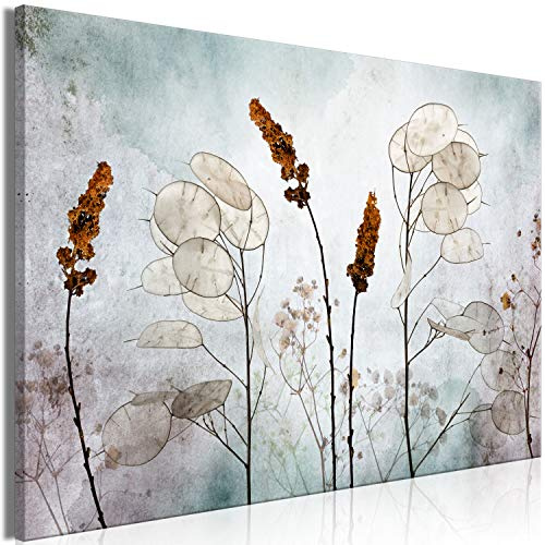 B&D XXL - Leinwandbild Natur Wiese Feld, 120x80 cm, 1-teilig, Schlafzimmer | Hochwertige Leinwand, sofort aufhängbar, ideal fürs Wohn- oder Schlafzimmer, wasserfest und lichtecht, langlebig, stilvoll