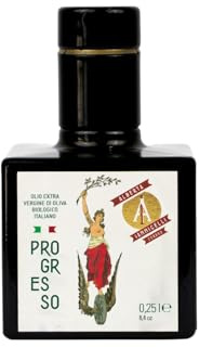 Alberta Iannicelli Olio Extra Vergine di Oliva Biologico Italiano – Estratto a Freddo Filtrato Fruttato Intenso - Sensazione di Piccante – Senza Pesticidi - 100% Made in Italy di Ceraso (250 ml)