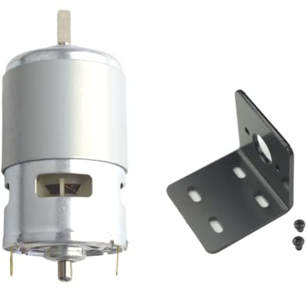 CONQUERALL 775 Motor 6000-12000RPM Doppeltes Kugellager Hohe Geschwindigkeit Hohes Drehmoment D Lange Achse DC Mikro-Motor mit Halterung