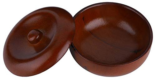 Joyzan Wooden Shaving Bowl with Lid, Soap Container Cup Wood Men's 97x53mm | Cream Brush Face Cleaning Tools, Mug Cover High Grade Storage Wet Shave Portable Space Saving Foaming Sustainable Barbershops