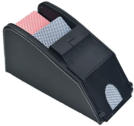 Automatische Shuffler Pokermaschine Poker Card Dealer Shuffler Electric Shuffler + Manual Card Dealer 2 in 1 Dual-Purpose