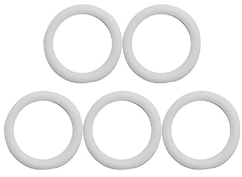 Navna 5 x O-Ringe aus Silikon für Schnuller, Kette, Adapterhalter für MAM Schnullerhalter, Tier, abnehmbar