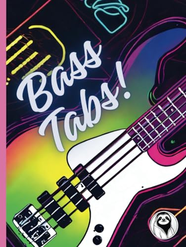 Bass Tabs! - Notenheft für 4-Saiten Bass: A4 Blanko Tabulaturheft | Notizbuch für Musiker | Mit Inhaltsverzeichnis