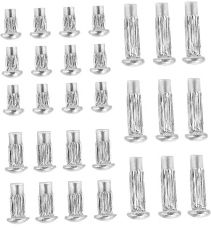 GLEAVI 4500pcs Knurled Rivets Hard and Seamless for Signage Office Stores and Advertising