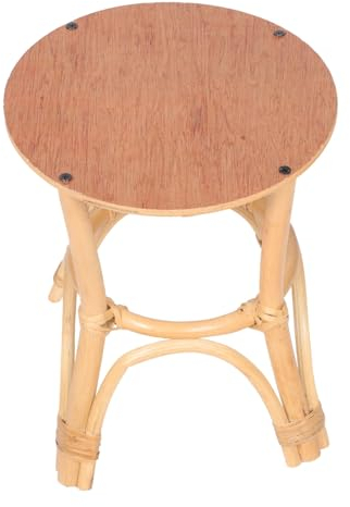 RAABYU PflanzenständerGarten-Rattan-Blumenständer, Gartenblumenhalter, Blumentopf-Präsentationsständer, Balkon-Präsentationsständer, Topfpflanzensockel, Blumentopf