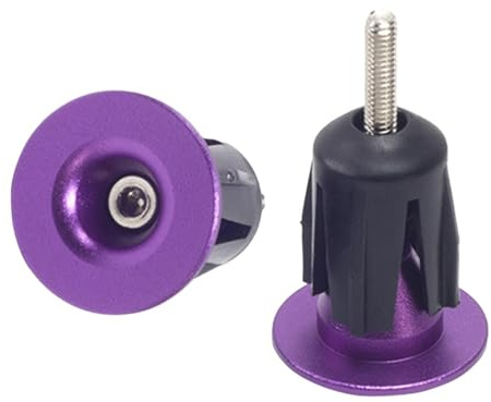 Dickly 2X Bike Lenker End Plugs Fahrrad Lenker Endkappen Lenker Grip Stopper Teile Bar End Kappen für Fahrrad Faltrad