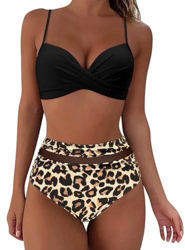 WILLBEST meerjungfrauenflosse mädchen Damen Body Knapper Bikini Damen Badeanzug bauchweg Bikini kleine Oberweite jeanskleid Bademoden Badehosen Frauen high Waist Badeshorts fã¼r