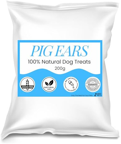 Premium Natural Dog Treat (200g, Pig Ears)