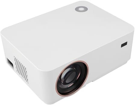 Annadue Mini Proyector Portátil con Enfoque Eléctrico, Proyector 8K 4K con WiFi Y Bluetooth, Corrección Trapezoidal Automática, Proyector De Juegos 22000L Proyector De Películas para