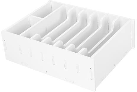 DINHEAROM Holzbox Mit Mehreren Fächern Für Schreibtisch Aufbewahrungs-organizer Taschenrechnerhalter Handy-displaybox Geldkassette Platzsparend Für Scheine Münzen Usw