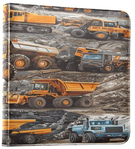 Album fotografico autoadesivo, album fotografico per bambini, 6 x 8 cm, veicoli da costruzione