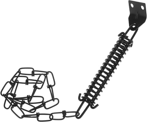 Lurrose Security Door Chain Storm Door Closer Windproof Chain Lock Theft Extra Long Safety
