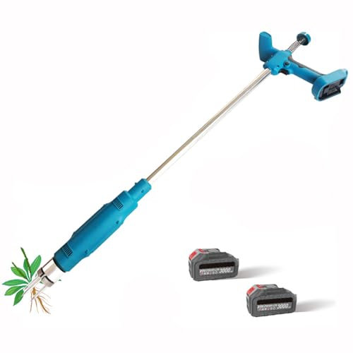 Elektrisches Unkraut -Puller -Werkzeug, Manueller Unkrautzug, Unkrautabzieher -Wurzelentferner Mit 2 * 3.0ah -Batterien Für Garten Unkrautkontrolle