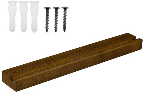 Display Da Parete Per Dischi - Materiale Legno, Scaffale Vinili, Supporto Parete | Mensola Porta Album Con Design Galleggiante Moderno, Portadischi In Legno Per Arredo Salotto Studio Cameretta Musical