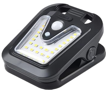 Zqxnt Lampe LED économe en énergie avec fixation murale/au sol, design résistant aux intempéries pour allées et zones de camping, lumière solaire activée par le mouvement