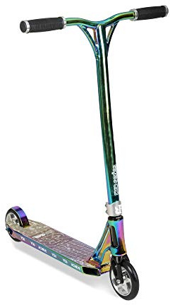 Riprail Unisex-Youth Pro Series 1 Performance Stunt Scooter Jet Fuel Deck with Cut Core Wheels, ABEC-9 Bearings, NECO Threadless Headset, CNC Fork Alloy Bars, One Size