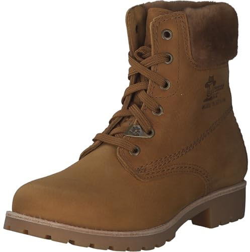 Panama Jack Damen Schnürstiefel Panama 3 Igloo, Frauen Stiefel,Lammfell