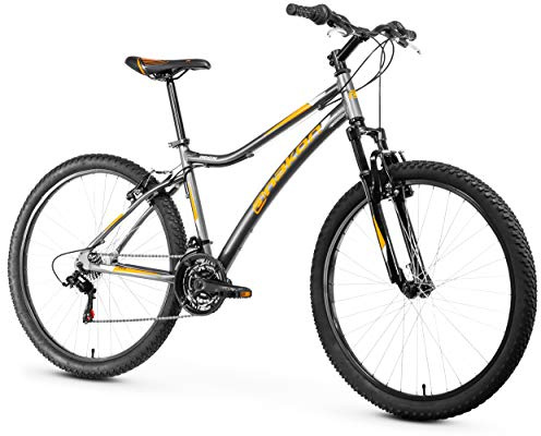 Anakon Premium Bicicleta de montaña, Hombre, 27.5 Pulgadas, Gris, L