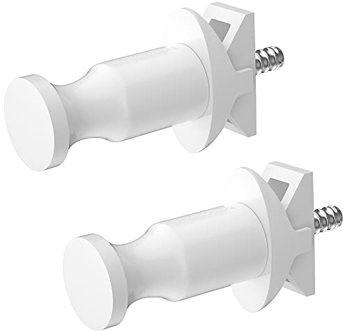 Handy Picks Ganchos para toallero para radiador con pomo para colgar toallas y albornoz, ganchos para toalleros con radiador, se enganchan directamente al radiador, 1 Par, Perla Blanca