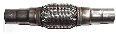BLUETECH Ø50mm / Ø55mm/ Ø60mm Länge: 400mm Universal Flexrohr Flammrohr Auspuffrohr Edelstahl Rohr Katalysator Auspuff