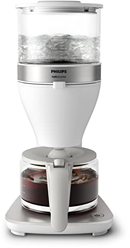 Philips Domestic Appliances DE Cafe Gourmet Filter-Kaffeemaschine, Direkt-Brühprinzip, Weiß, HD5416/00