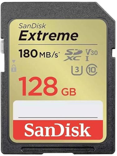 SANDISK - CARDS EXTREME PLUS 128GB SDHC MEMORY CARD 190MB/S 90MB/S UHS-I CLASS