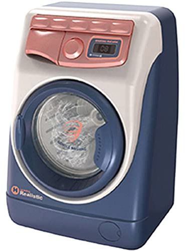 Toyvian Waschmaschine Spielzeug Kinder Wäscheset Rollenspiel Waschmaschine Mit Realistischem Licht Geräuschen Für Jungen Mädchen Spielküchen Set (Ohne Batterie)
