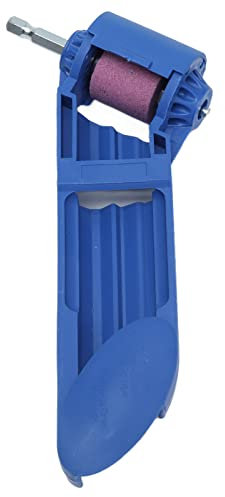 Tragbarer Bohrerschärfer 2,0-12,5 mm Handbohrmaschinen-Schärfmaschine Bohrerschärfgerät Schleifscheiben Bit Werkzeug (Blau)