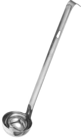 ULTECHNOVO Cucchiaio in Acciaio Inox Cucchiaio Dosatore Manico lungo Utile per Misurare Liquidi Zuppe e Ingredienti Secchi Robusto Non Arrugginisce Facile da Appendere