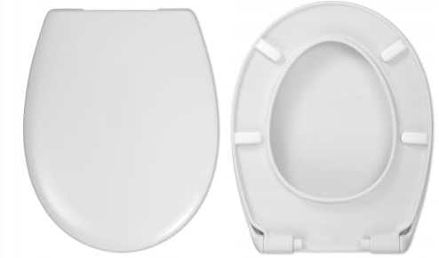 Ramm Abattant WC en Duroplast compatible avec G Allia Paris Slim, fermeture amortie