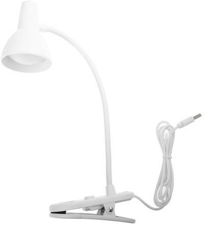 Artibetter Lampe À Pince Led Usb Pour Lecture Lampe De Chevet À Clipser Rechargeable Protection Des Yeux Pour Étudiants Chambre Dortoir Bureau