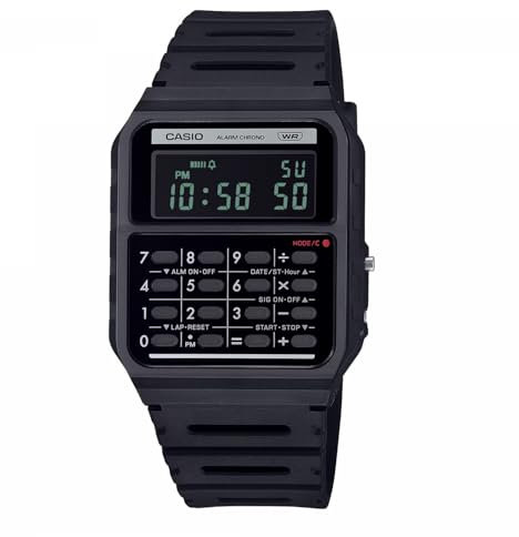 Casio Men's Digital Quartz Watch with Plastic Strap CA-53WB-1BEF