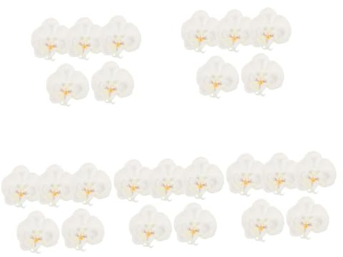 Operitacx 5 Sätze Blumenköpfe Künstlich Künstliche Blumenköpfe Blumen- Gypsophila Kunstblumen Bastelmaterial Selber Machen Deko Mit Künstlichen Blütenköpfen Seidenblume Weiß 5 Stück * 5