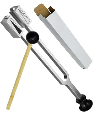 Heilende Stimmgabeln mit Reflexhammer – Verstellbares Set für Klangheilung und Meditation, Ideal für Entspannung und Diagnose