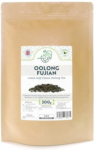 Oolong Fujian Loose Leaf Tea – Classic Chinese Oolong Leaves (300g)