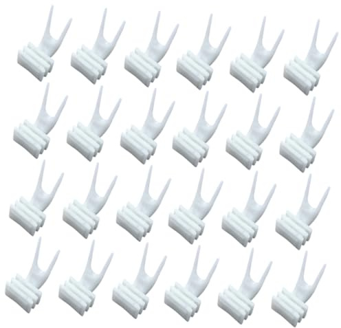 FUTUREORYY 50 Pièces Brochettes de Fruits pour Oiseaux Support Alimentaire pour Perroquets pour Fruits Accessoires de Cage à Oiseaux