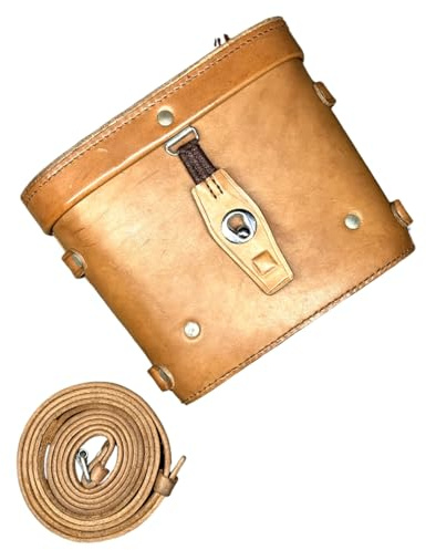 Original Militär Surplus Vietnamkrieg 6/8X30 Fernglas Ledertasche mit Gurt Nordvietnamesische Armee Wandern Outdoor