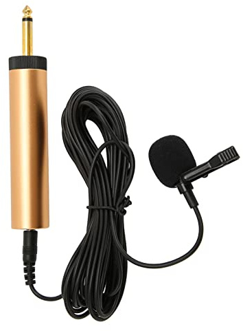 RASTKY Versatile 3.5mm Wired Lavalier Microphone with 16.4ft Cable, Omnidirectional Condenser Clamp/Holder-OnMicPhones, Cameras, and Computers - Includes 6.5mm AdapterDigital Consoles and