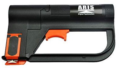 Original Aris Tapetenschere elektrisch – Grundset - Exakter Schnitt von nassen & trockenen Tapeten – Tapezierhilfe für Wand & Tisch – inkl. Klingen – Renovierungswerkzeug