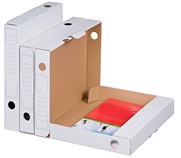 Smartbox Pro Archiv-Ablagebox Bianco, 30er Pack, weiß