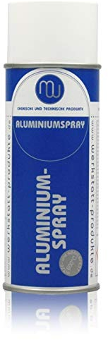 Werkstatt-Produkte MW Aluminiumspray Alu Effekt Sprühlack Farbspray hitzebeständig 400ml