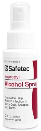 Safetec Isopropyl Alcohol (70%) 2oz. Spray Bottle