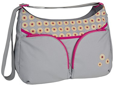 Lässig Basic Shoulder Bag Wickeltasche/Babytasche inkl. Wickelzubehör, grau