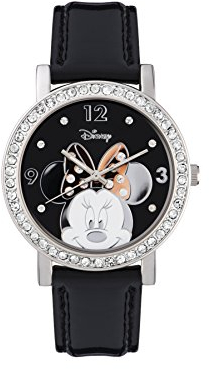 Minnie Maus MN1149 Damen-Armbanduhr, Analog, Quarz, mit Polyurethan-Armband